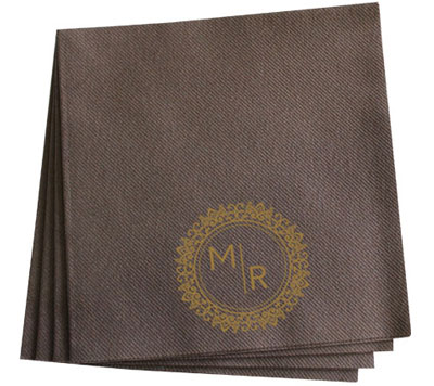 Cacao-Wedding-Napkins