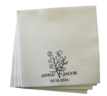 Grande-40cm-X-40cm-Center-Flower-Wedding-Customized-Napkins