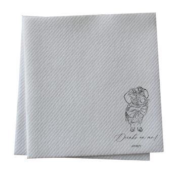 White-Wedding-Napkins-Drinks-on-me-dog